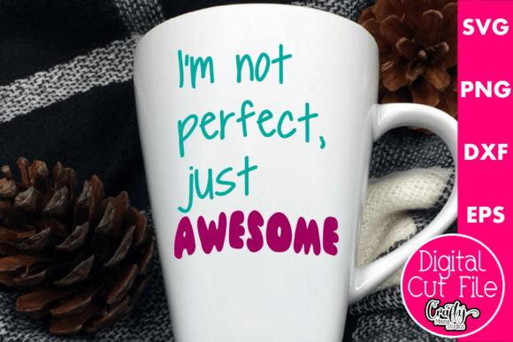 Reviewing I m Not Perfect Just Awesome for Embroidery
