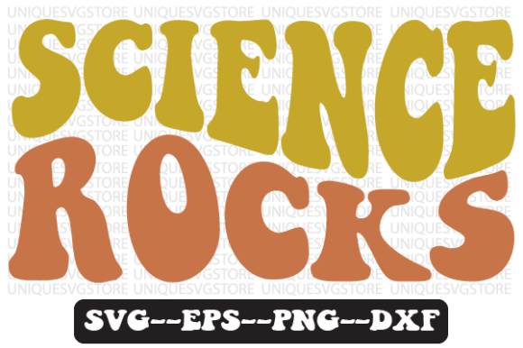 Science Rocks Quote Retro Svg Design Review